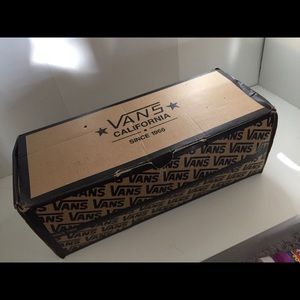 Never worn burnt orange vans